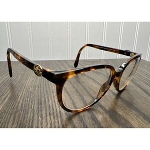 COACH HC6180 5664 Milky Amber Tortoise Womens Semi Cat Eye Eyeglasses 52-16-140